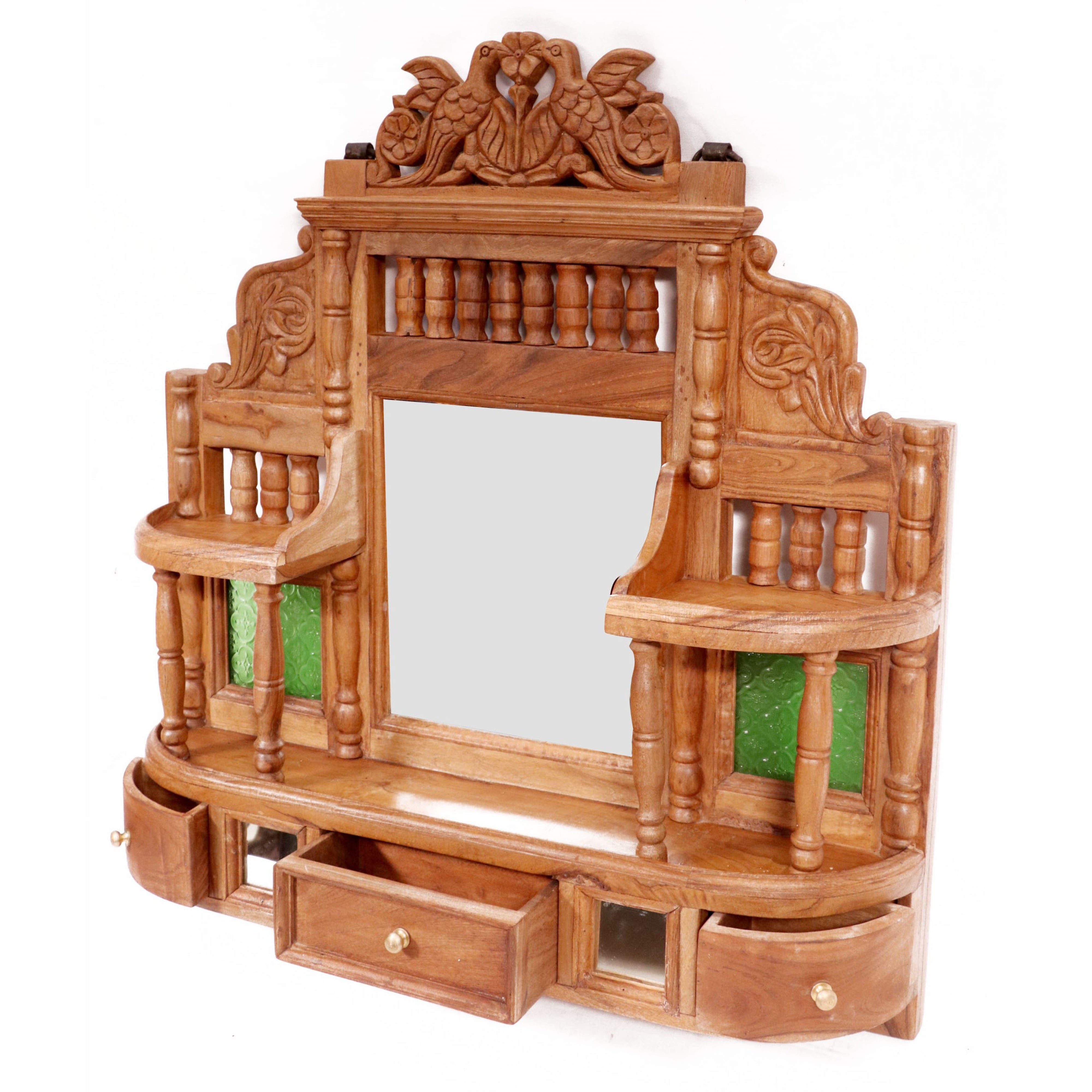 Carved Wooden Multipurpose Classic Mirror Mirror