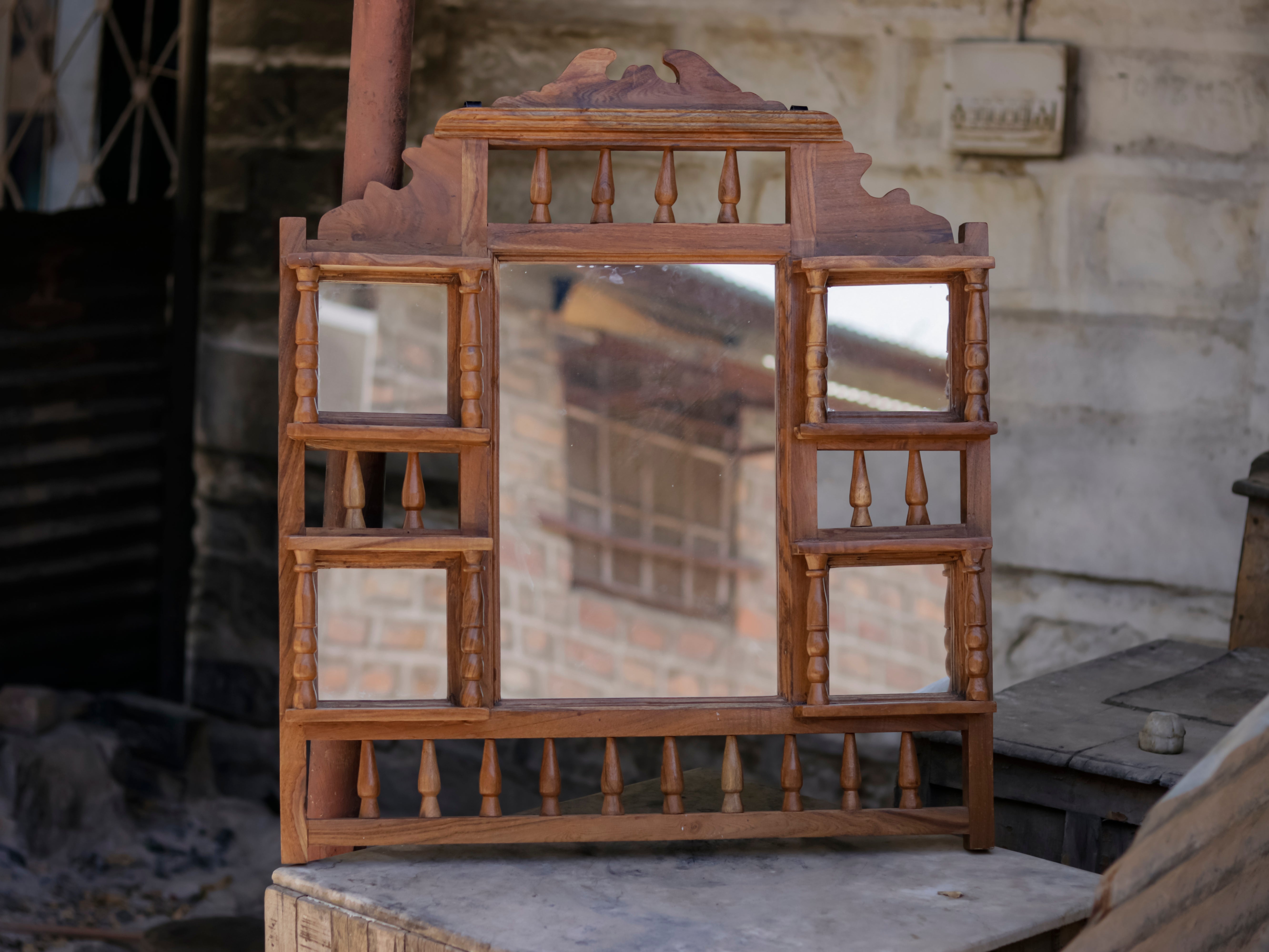 Simple Carved Mirror Mirror