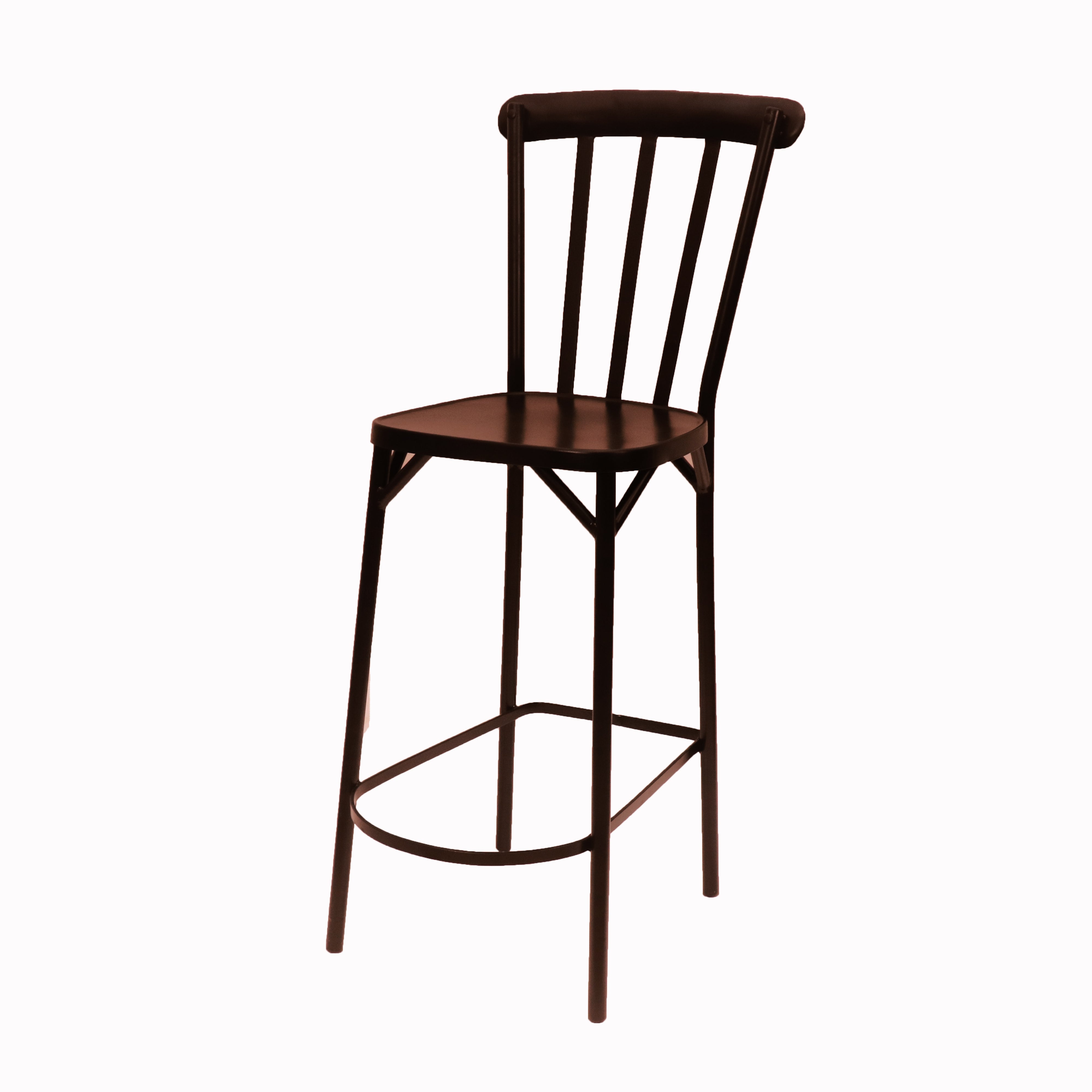 Simple Long Heighted Classic Bar Chair (Black) Bar Chair